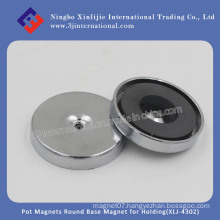 Ferrite Holding Magnet/Round Base Magnet/Magnetic Holder